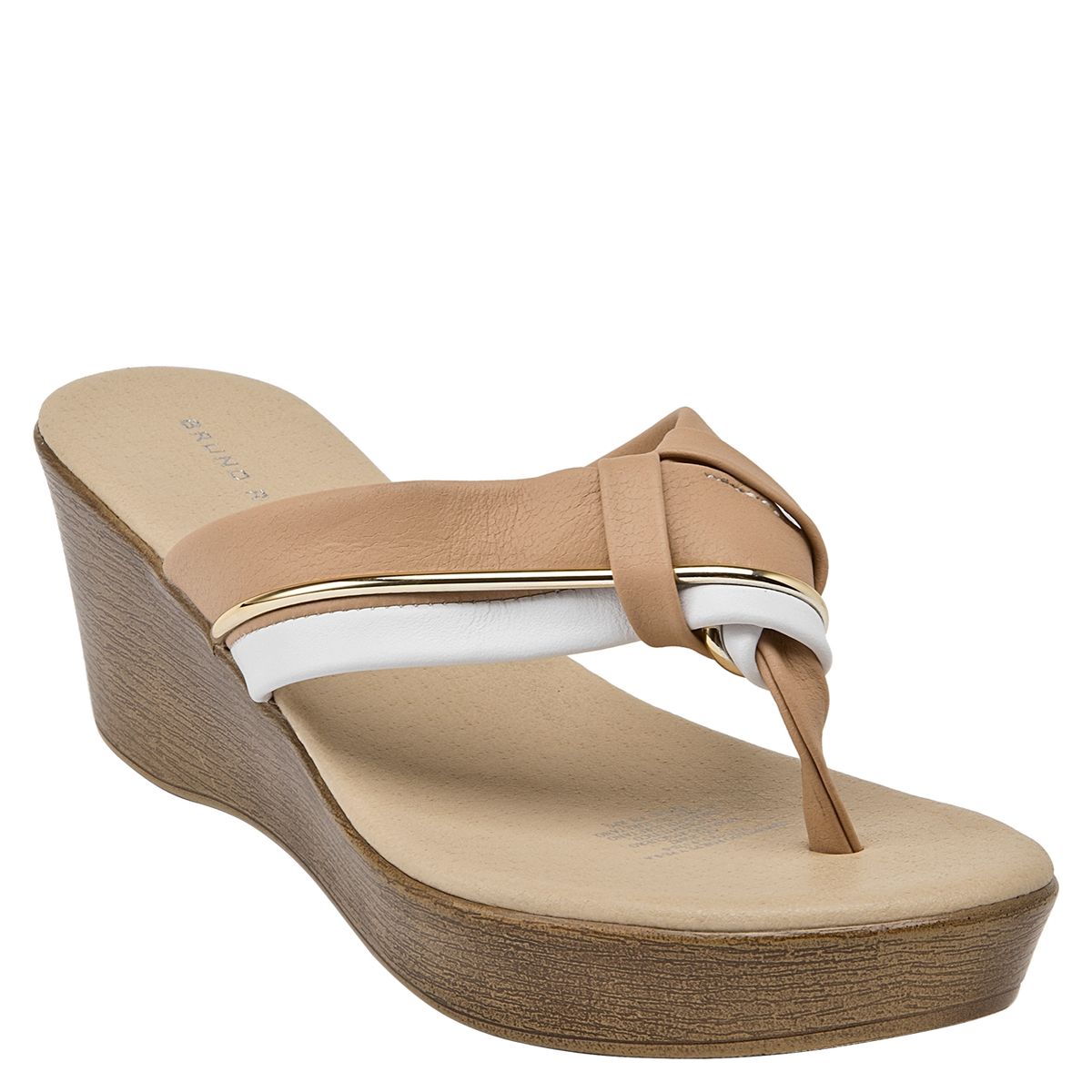 BRUNO ROSSI - Sandalia Mujer Beige Bruno Rossi