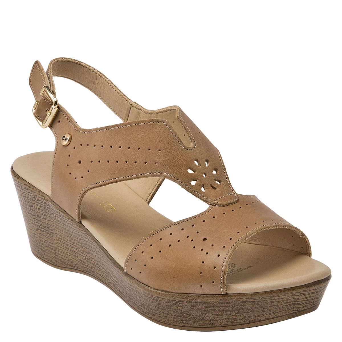 BRUNO ROSSI - Sandalia Mujer Cafe Bruno Rossi