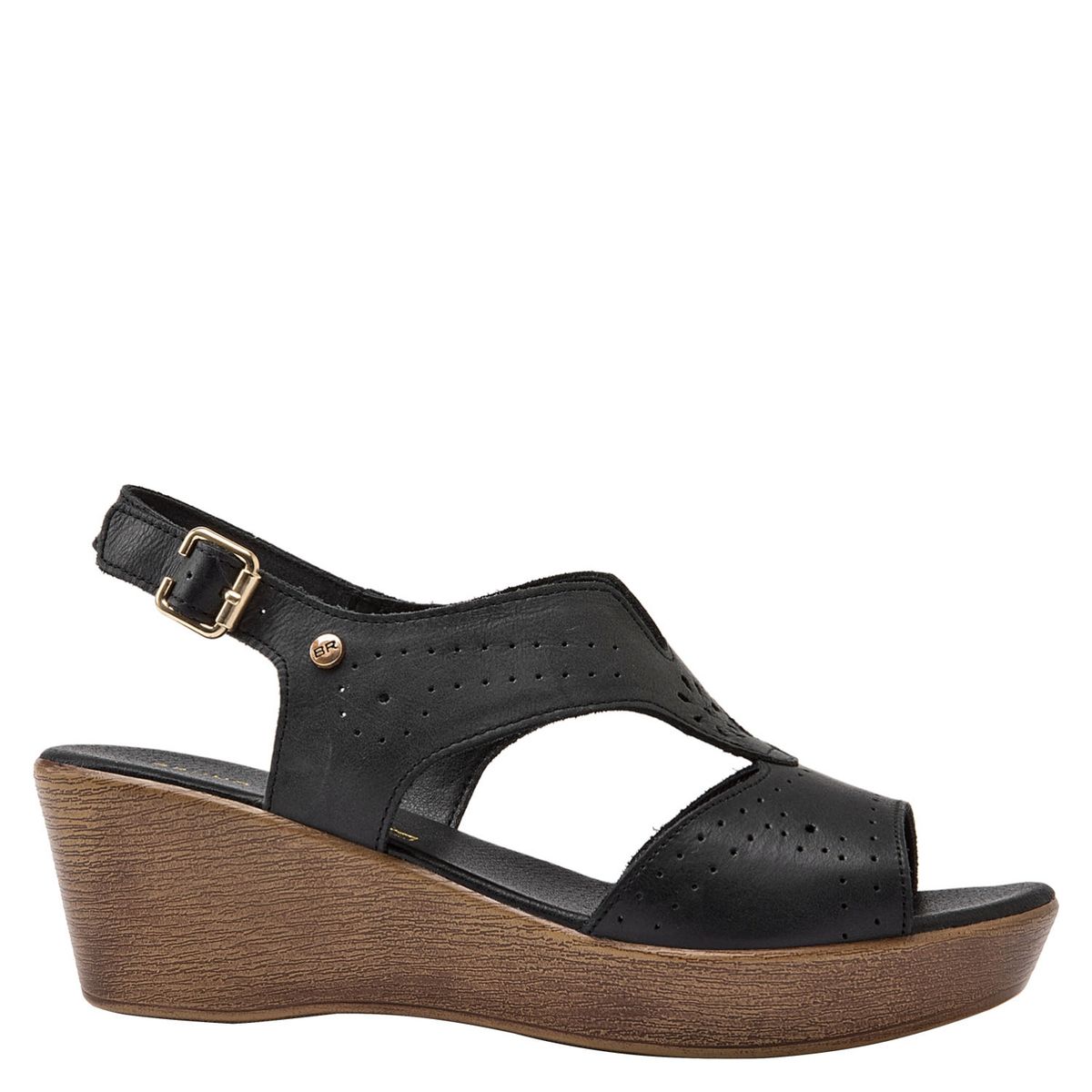 BRUNO ROSSI - Sandalia Mujer Negro Bruno Rossi