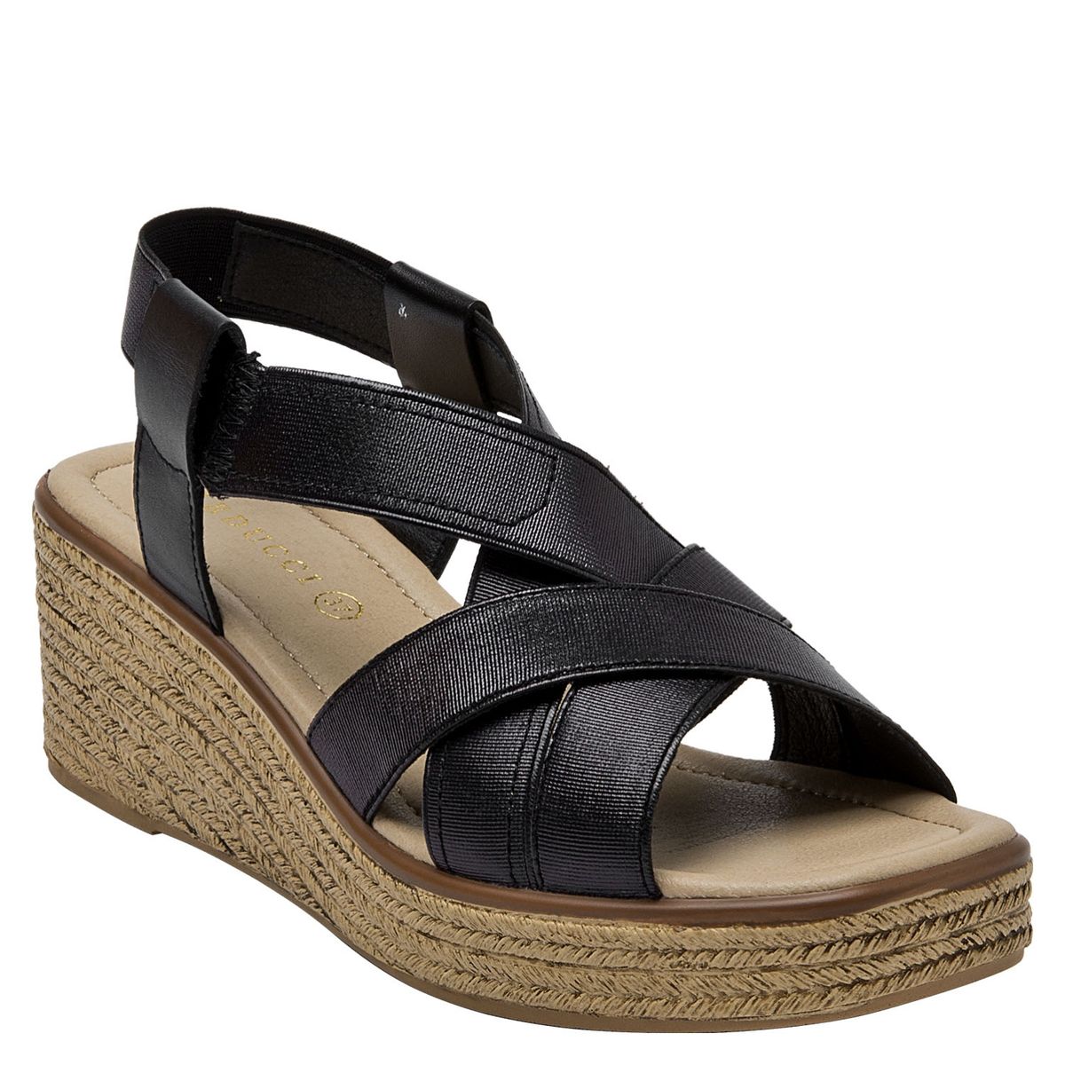 BRUNO ROSSI - Sandalia Mujer Negro Bruno Rossi