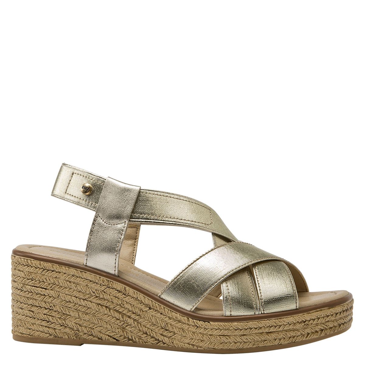 BRUNO ROSSI - Sandalia Mujer Dorado Bruno Rossi