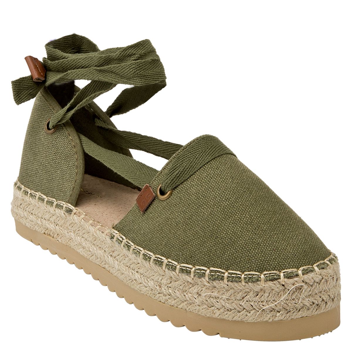 BRUNO ROSSI - Alpargata Mujer Verde Bruno Rossi