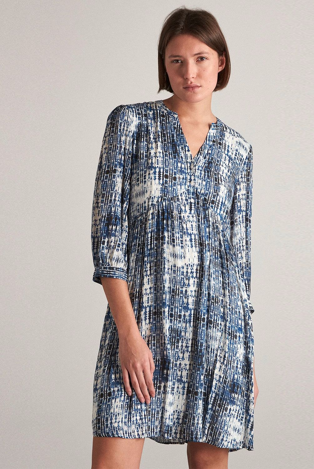 MAISON 123 - Vestido Largo Manga Larga Mujer 123
