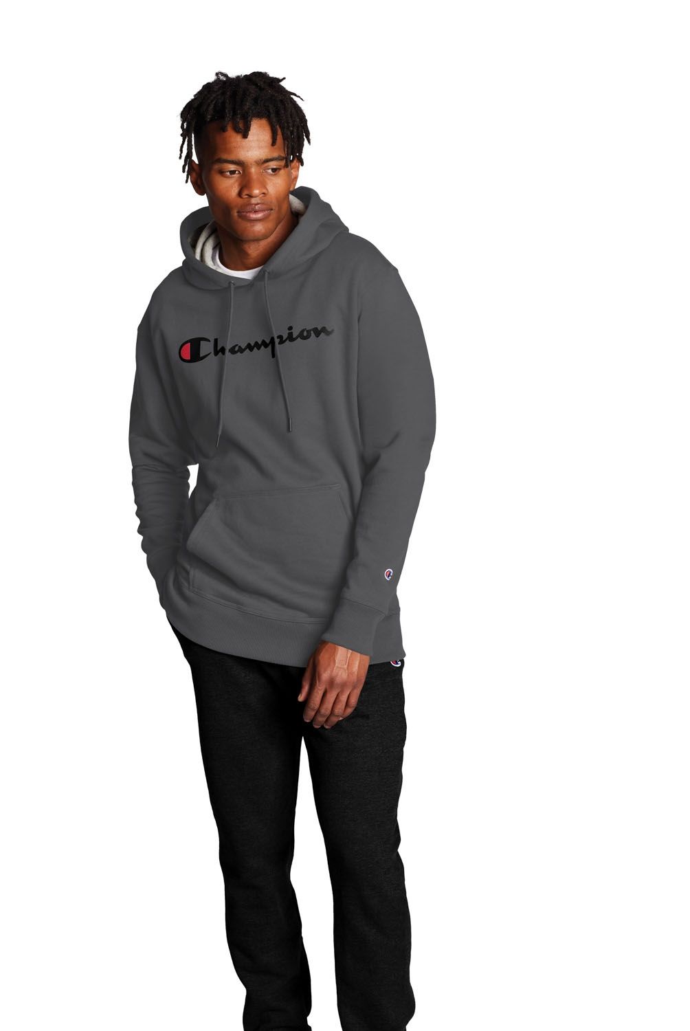 CHAMPION - Polerón Hoodie Algodón Hombre Champion