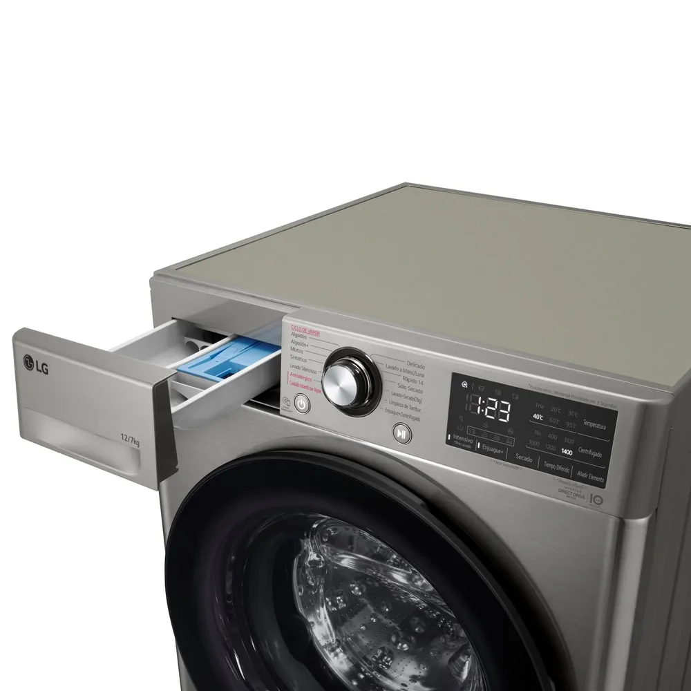 LG WD12VVC5S6C 12/7 kg Platinum Silver, foto 6