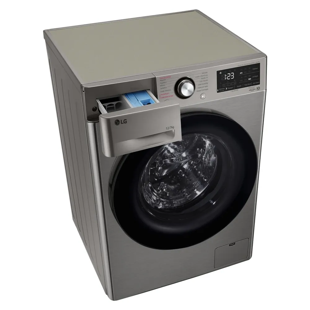 LG WD12VVC5S6C 12/7 kg Platinum Silver, foto 9