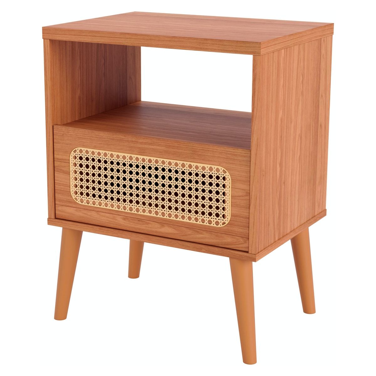 DECOCASA - Velador Tw48 Ratán Natural Decocasa