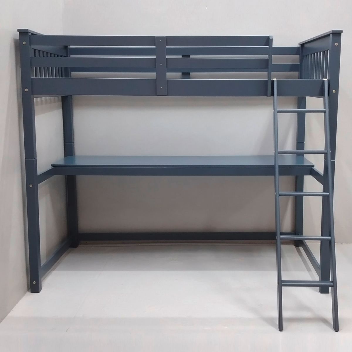 DECOCASA - Camarote 1.5 Plaza con Escritorio Boston 100% Madera Decocasa