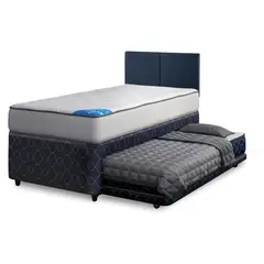 FLEX - Divan Urbano 1 Plaza + Respaldo Cubo Azul