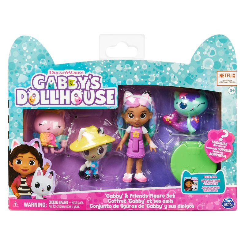 LA CASA DE GABBY - Gabby Y Amigos 4 Figuras 1 Sorpresa La Casa De Gabby