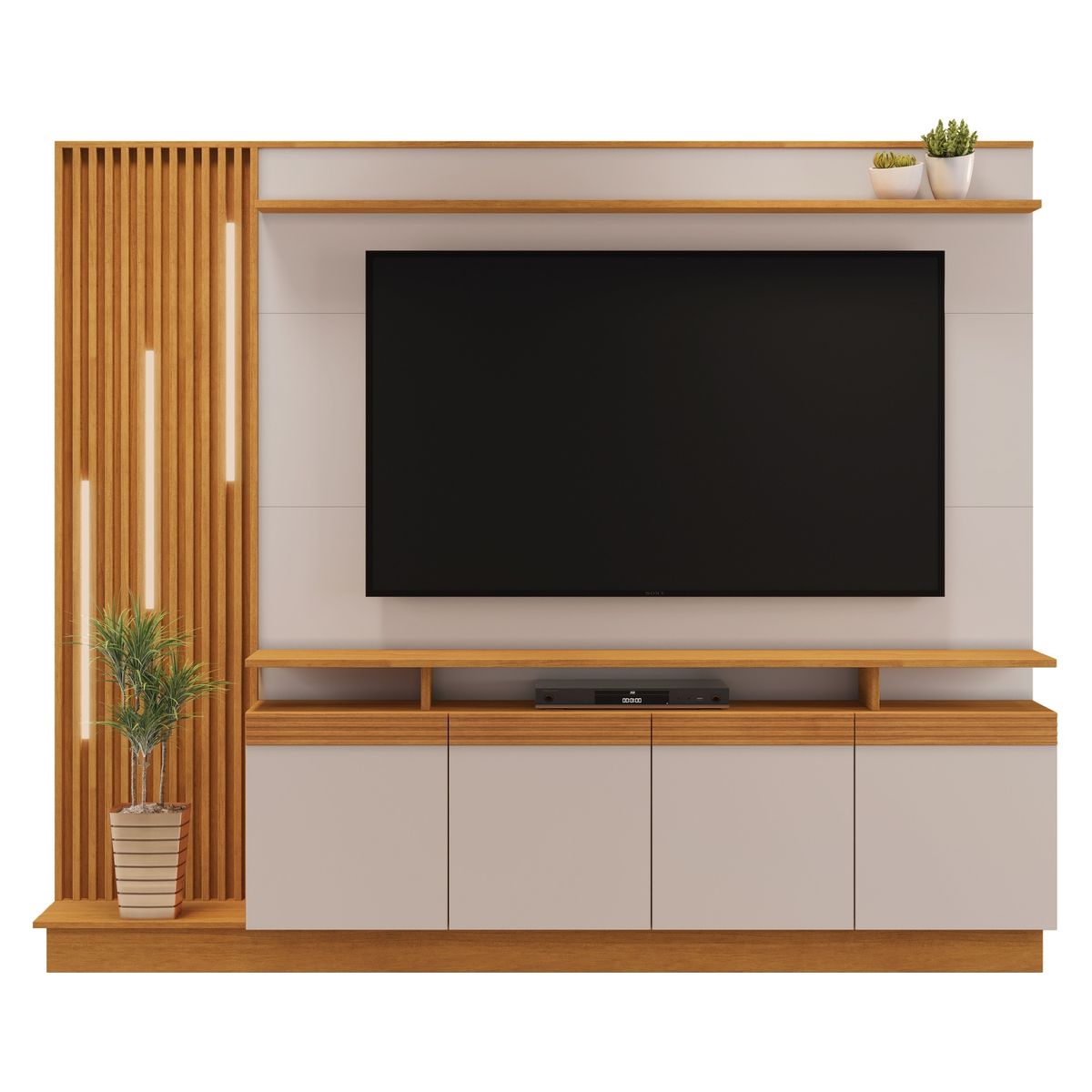 DI PORETTI - Home Absoluto 65 4 Puertas 200X189X43 Café Di Poretti