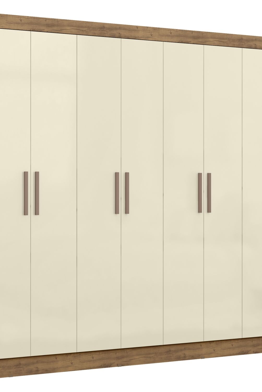 DI PORETTI - Clóset Paris 8 Puertas 4 Cajones Mdf 200X237X47 Cm Di Poretti