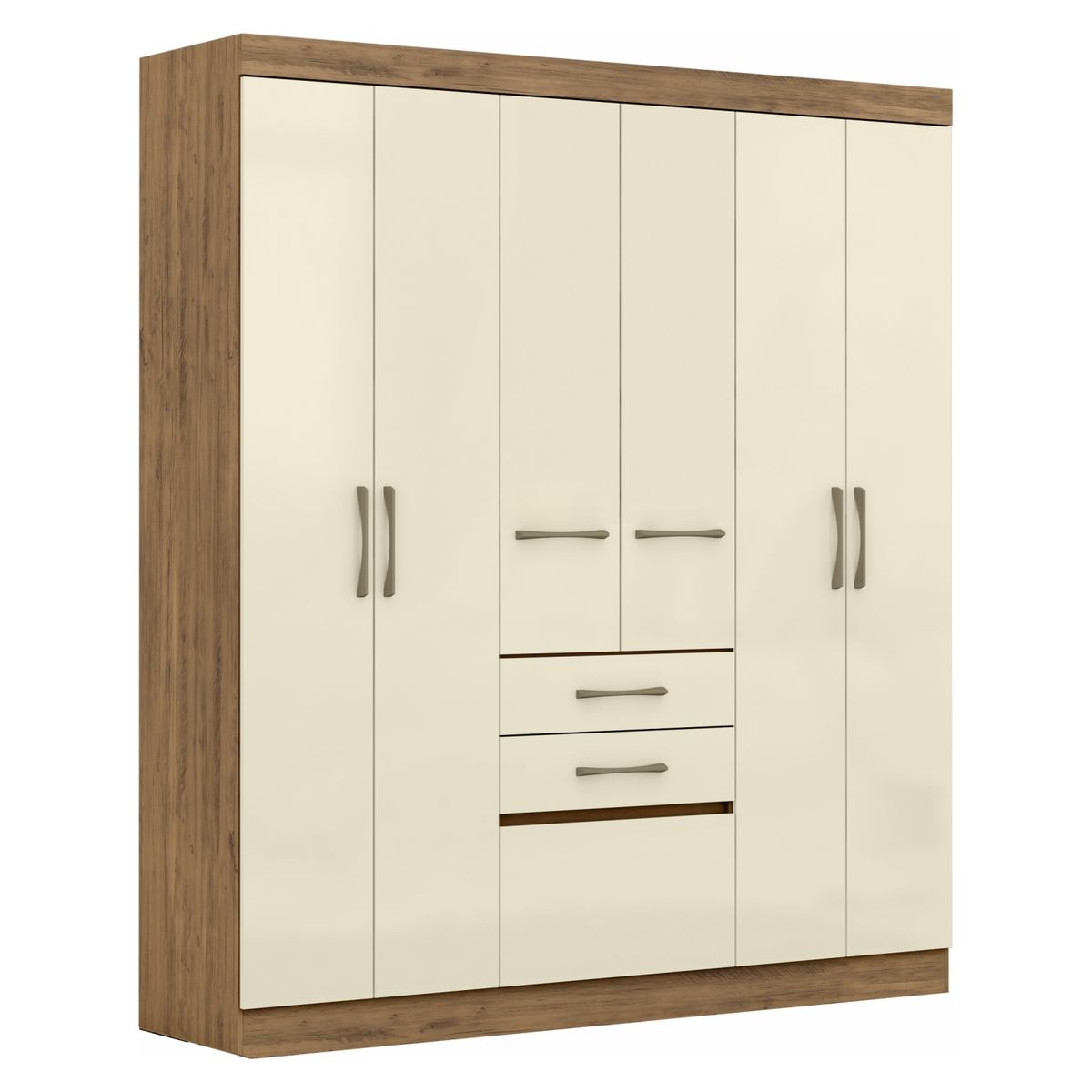 DI PORETTI - Clóset Porto 6 Puertas 2 Cajones 1 Zapataero 200X178X47 Di Poretti