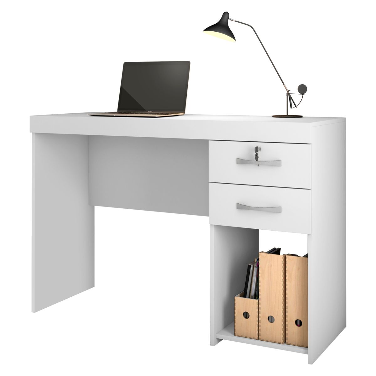 DI PORETTI - Escritorio Lara 2 Puertas Blanco Di Poretti