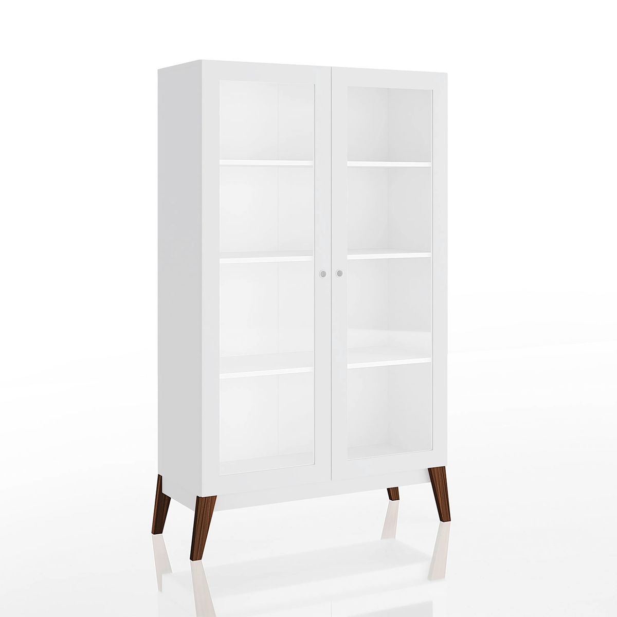 BE DESIGN - Vitrina 2 Puertas Blanca Amber Be Design