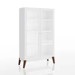 BE DESIGN - Vitrina 2 Puertas Blanca Amber