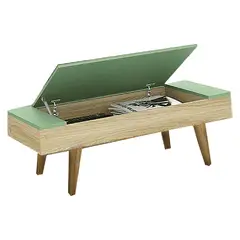 BE DESIGN - Mesa con Almacenamiento Nature/Verde