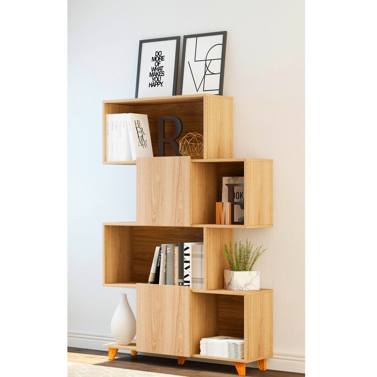 BE DESIGN - Estante 10Espacios Natur1006 Aurora Be Design