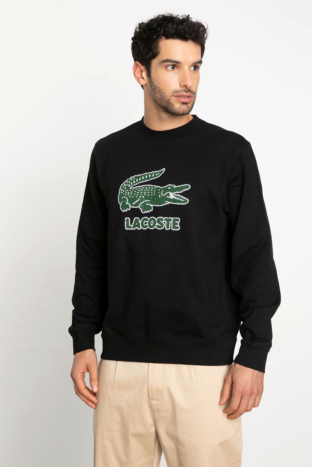 LACOSTE - Polerón Manga Larga Algodón Hombre Lacoste