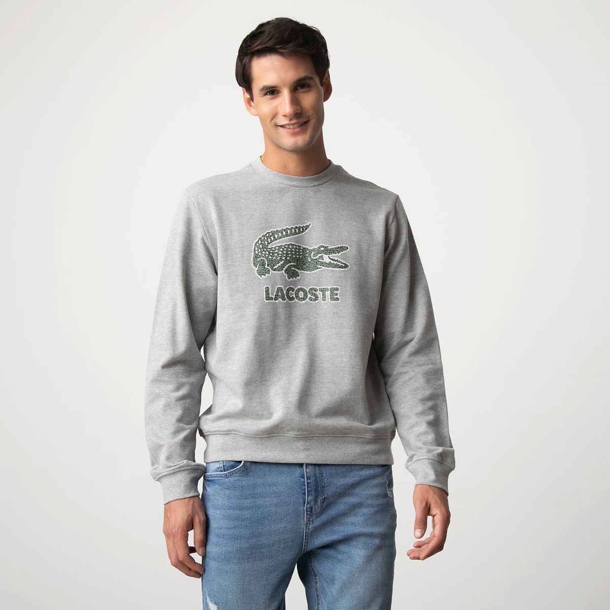 LACOSTE - Polerón Manga Larga Algodón Hombre Lacoste