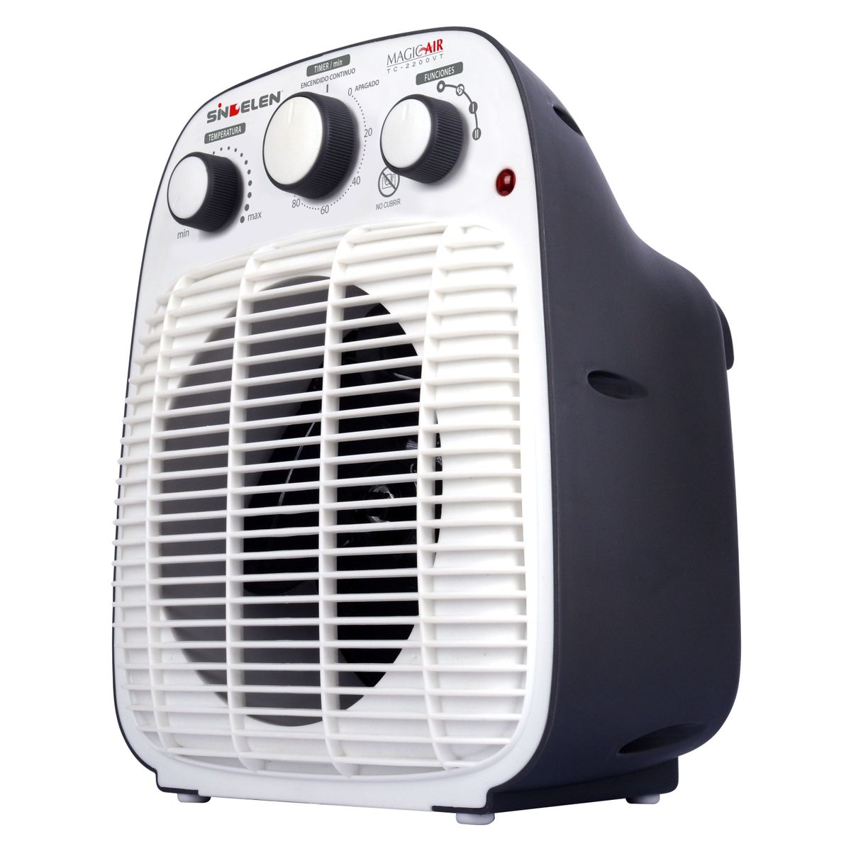 SINDELEN - Estufa Eléctrica 2500 W Tc-2200Vt Sindelen