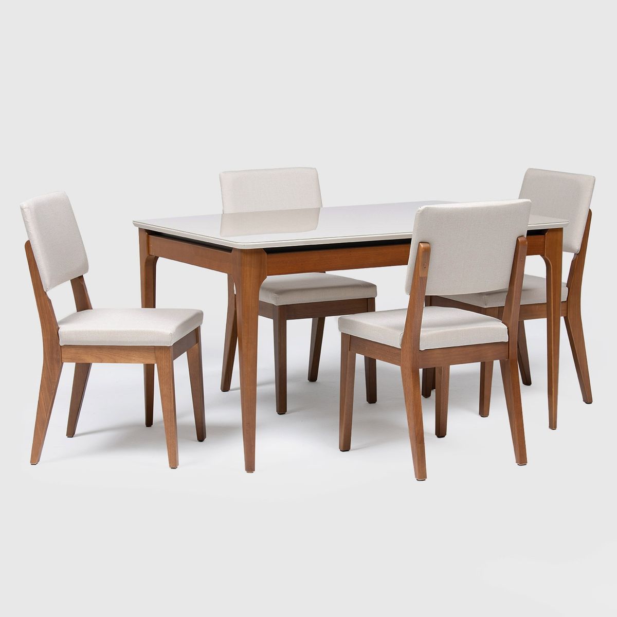 DECOCASA - Juego de comedor Addar 4 sillas Ella Decocasa