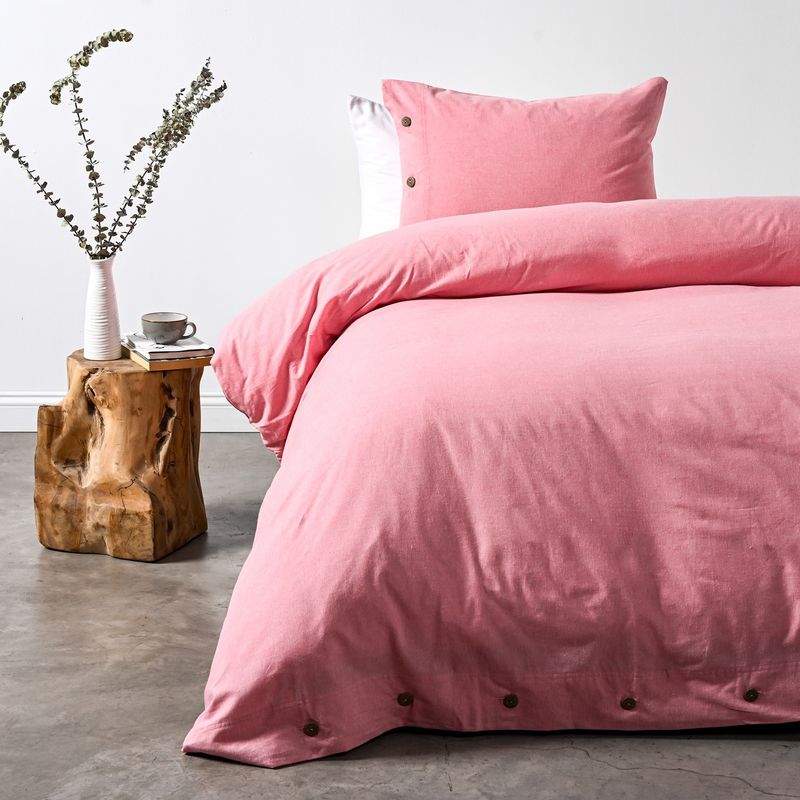 CANNON - Funda de Plumón Rosado 1.5 Plazas Cannon Home