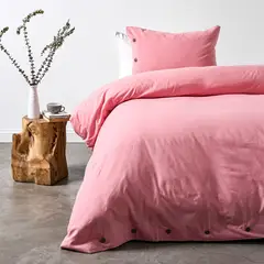CANNON - Funda de Plumón Rosado 1.5 Plazas Home