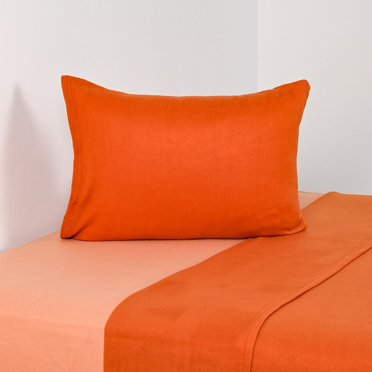 AMERICAN FAMILY - Juego De Sábanas Lisas Arcilla American Family