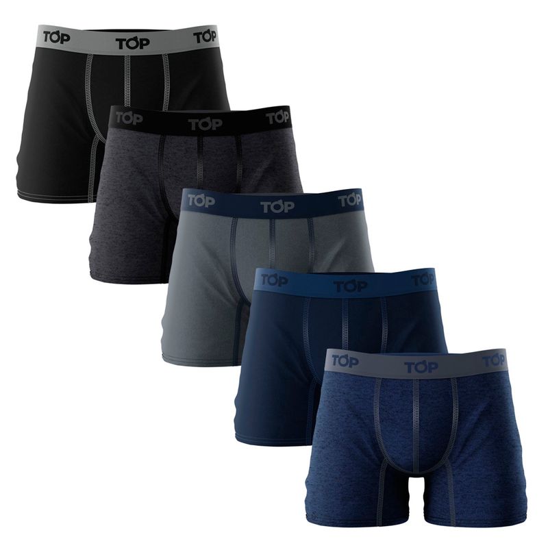 TOP - Pack De 5 Boxer Algodón Hombre Top