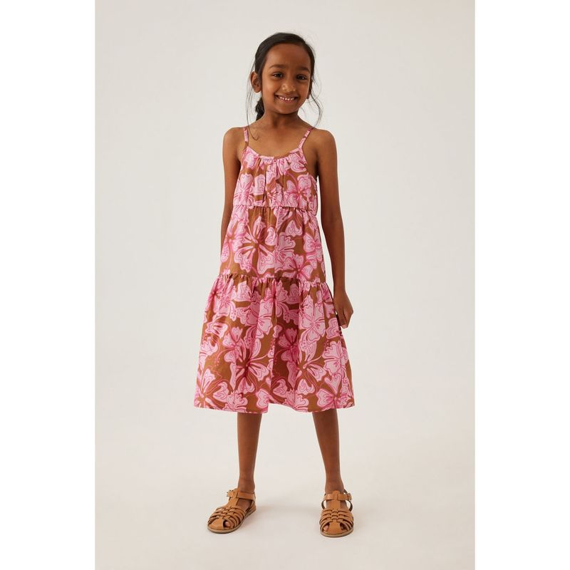 COTTON ON - Vestido Sin Mangas Estampado Algodón Niña Cotton On