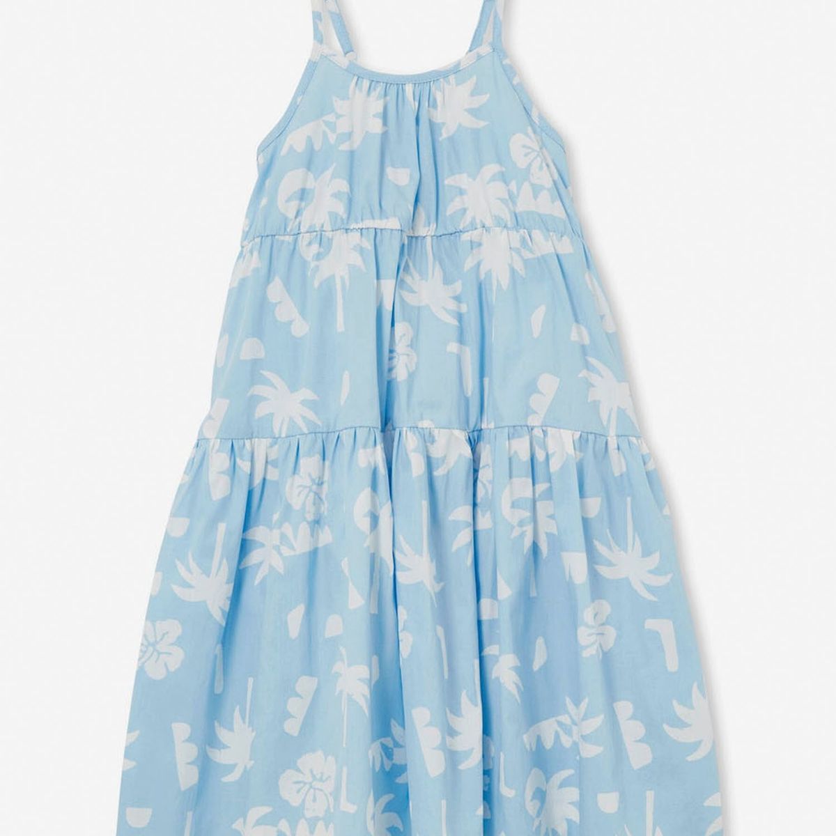 COTTON ON - Vestido Sin Mangas Estampado Algodón Niña Cotton On