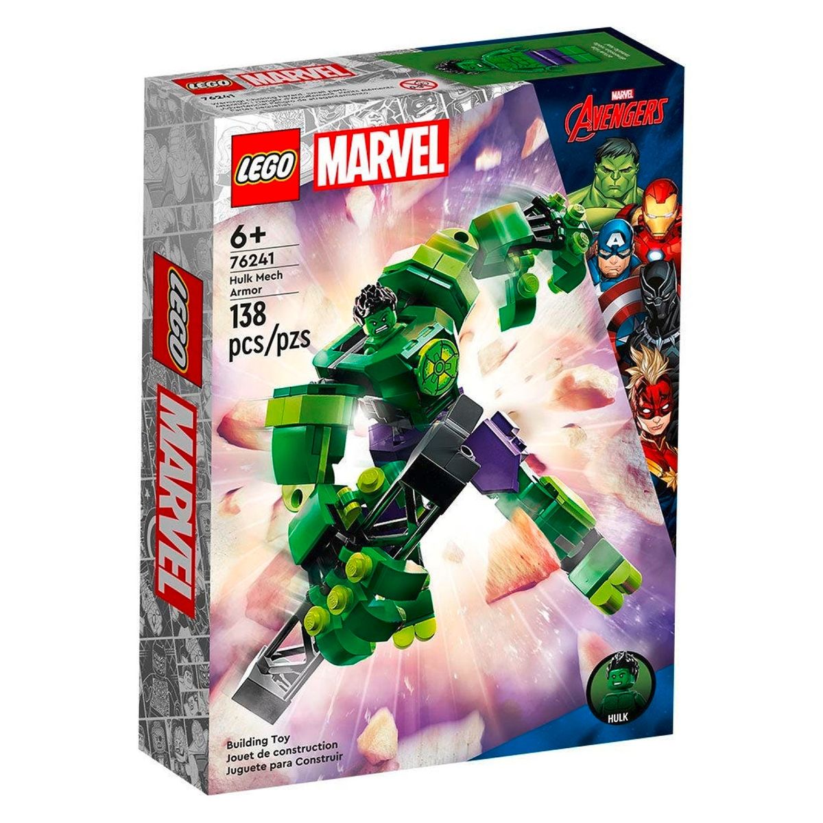 LEGO - Lego Marvel: Armadura Robótica De Hulk