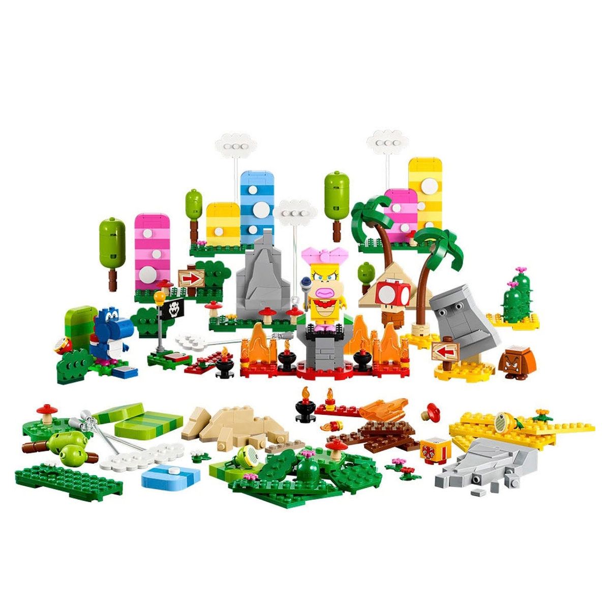 LEGO - Lego Super Mario - Set de Creación: Caja de herramientas creativas