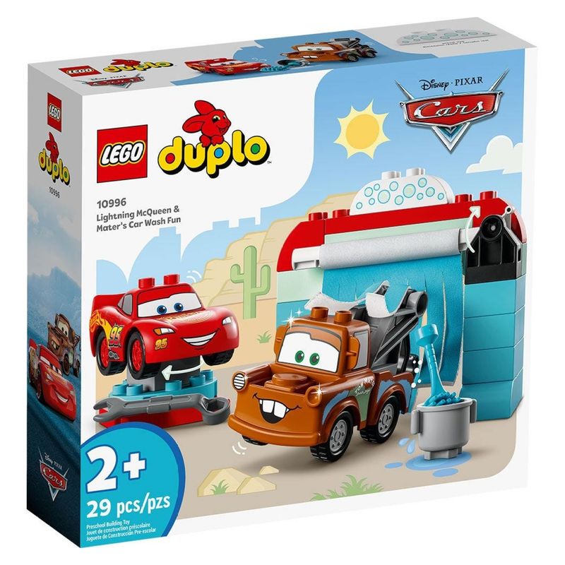 LEGO - Diversión En El Autolavado Con El Rayo Mcqueen Y Mate Lego