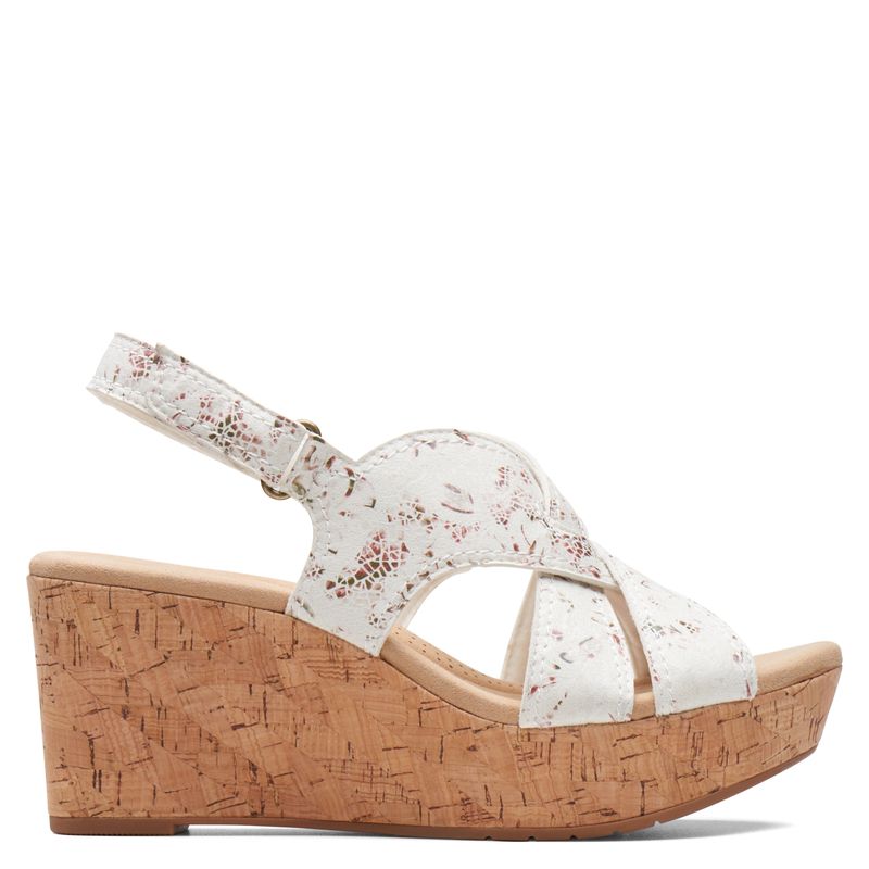 CLARKS - Sandalia Mujer Blanco Clarks
