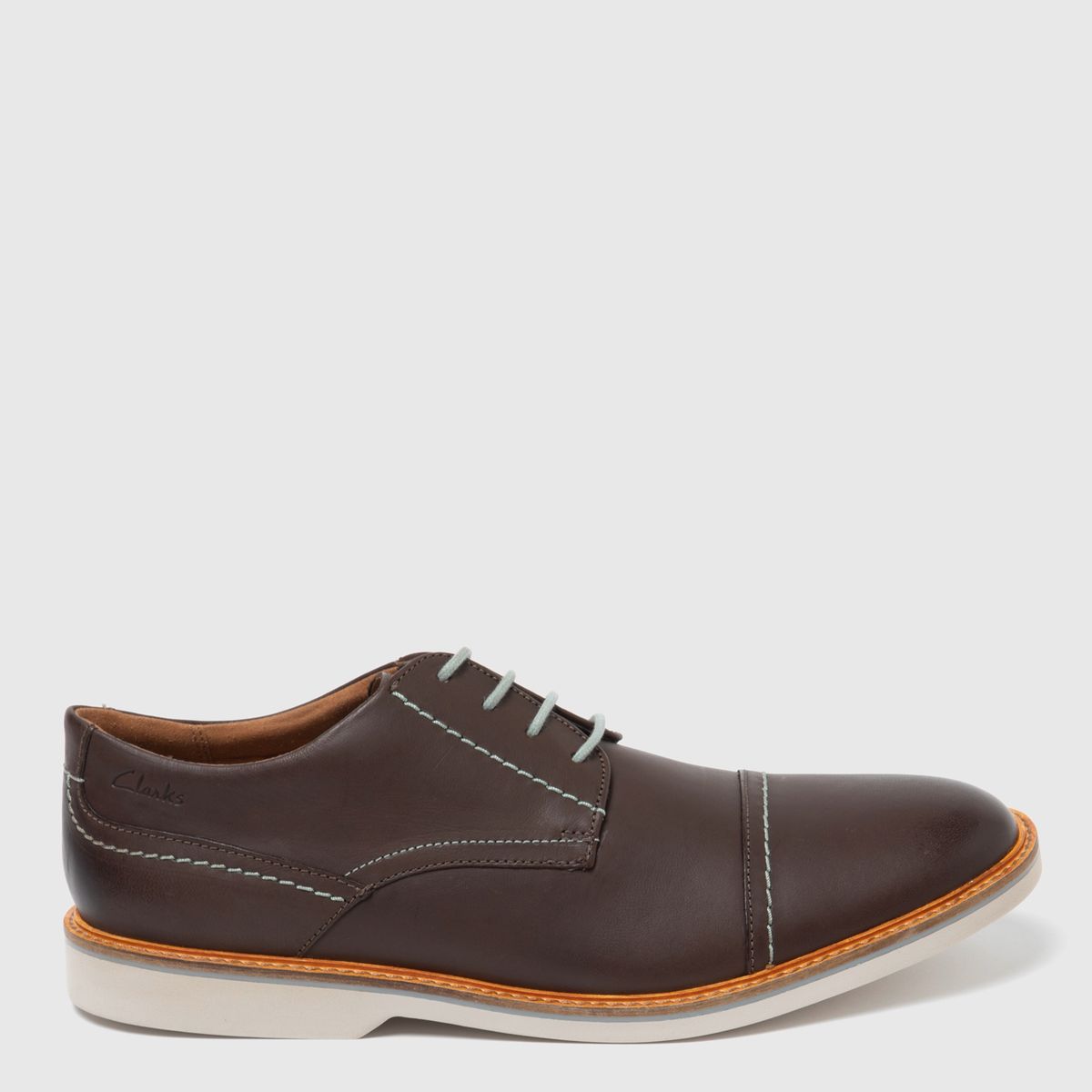 CLARKS - Zapato Casual Hombre Cuero Café Clarks