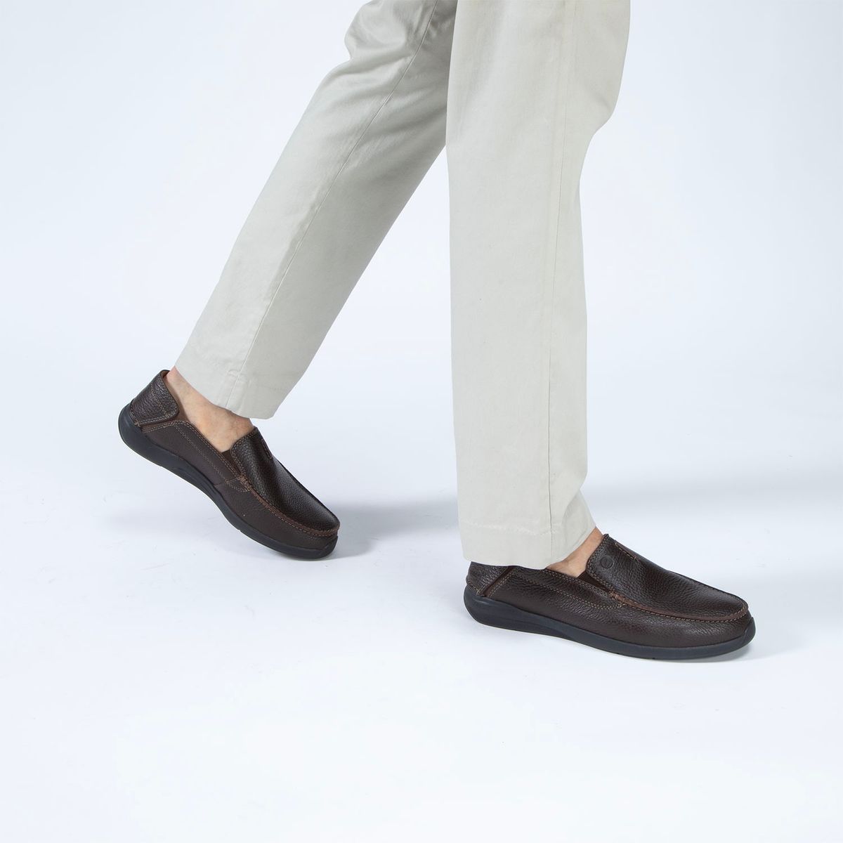CLARKS - Zapato Casual Hombre Cuero Café Clarks