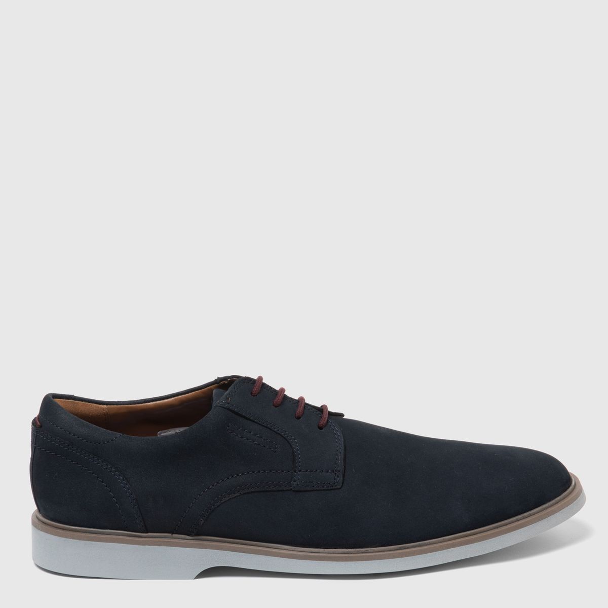 CLARKS - Zapato Casual Hombre Cuero Azul Clarks