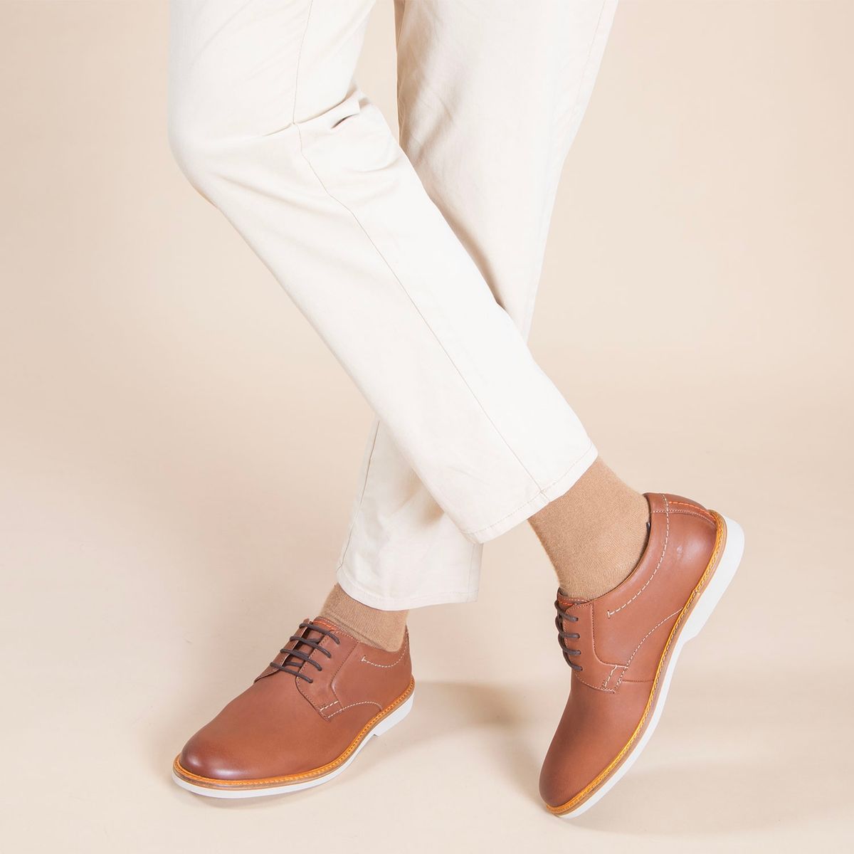 CLARKS - Zapato Casual Hombre Cuero Café Clarks