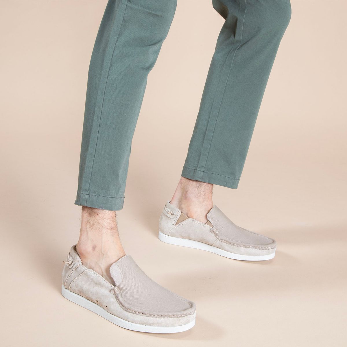 CLARKS - Zapato Casual Hombre Beige Clarks