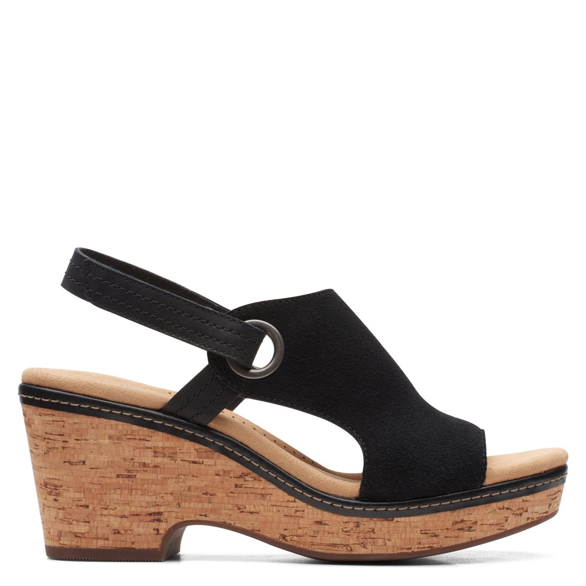 CLARKS - Sandalia Mujer Negro Clarks