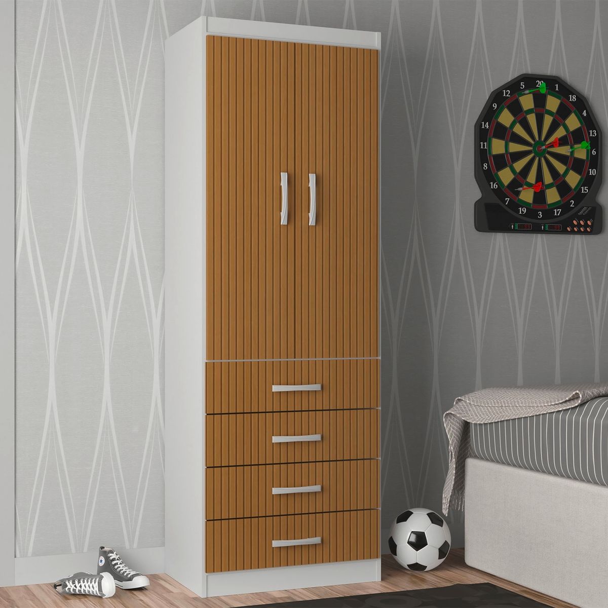 EXIT - Clóset 2 Puertas 4 Cajones Exit