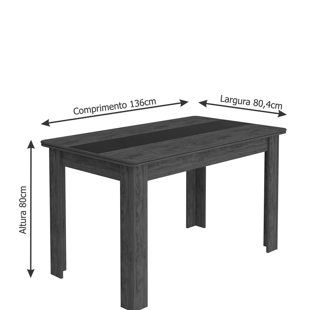 JDO & DESIGN - Juego de Comedor Melissa 6 Sillas Nogal Oscuro Jdo & Design