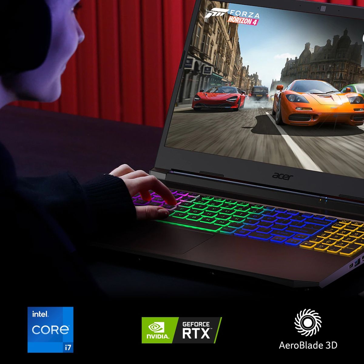 ACER - Notebook Gamer  Acer Core I5 16 1T+128 Rtx 3050