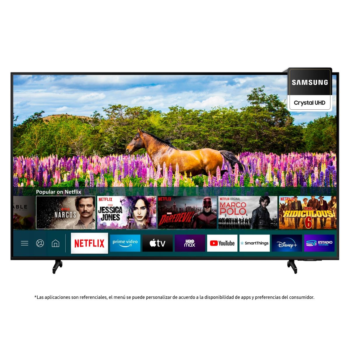 SAMSUNG - Crystal UHD Smart TV 50" UN50BU8000GXZS Tizen Samsung