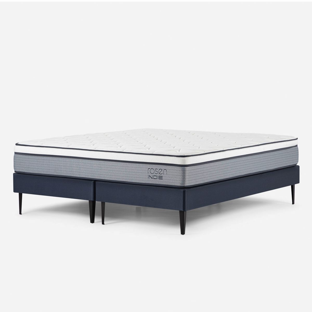 ROSEN - Cama Europea Indie 2 Plazas X 2.00Mt Base Dividida Rosen