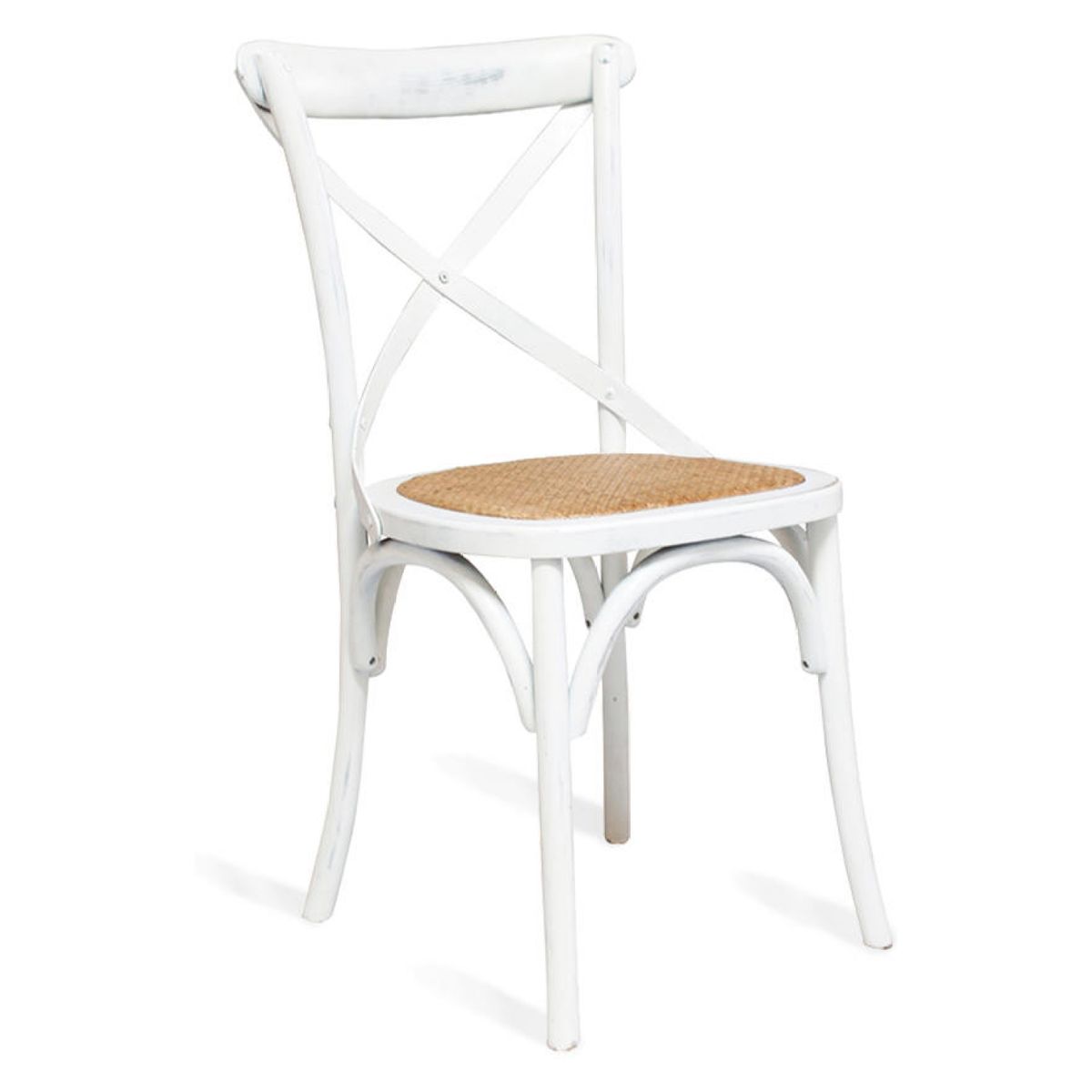 SPAZZIO - Kit 4 Sillas Retro Blanca Spazzio