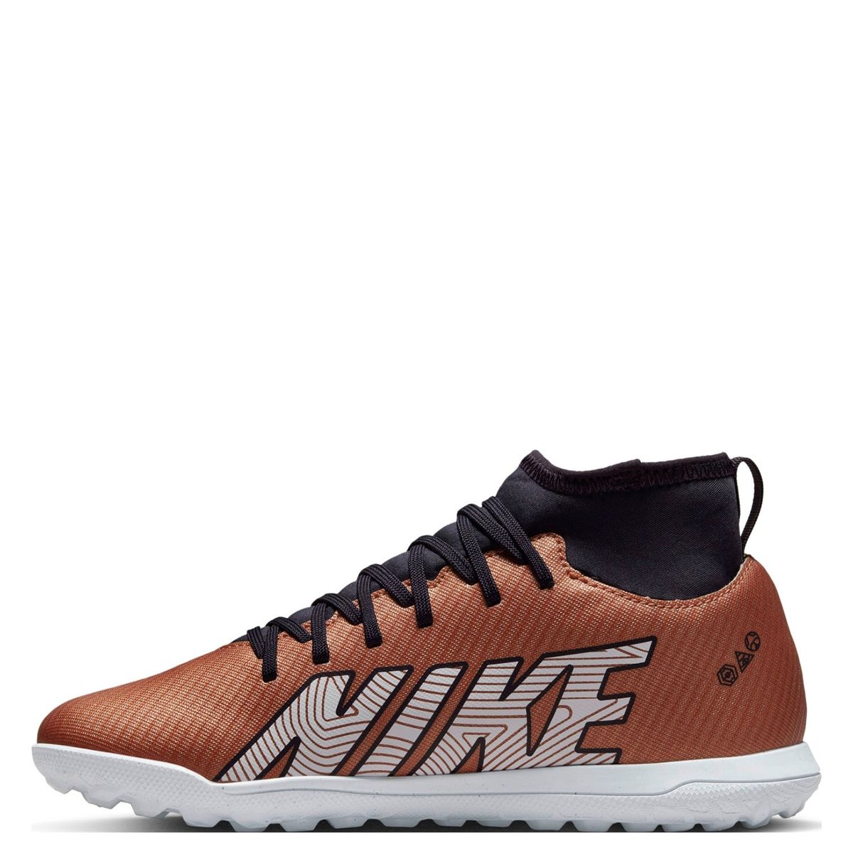 NIKE - Jr Superfly 9 Club Q Tf Zapatilla Baby Fútbol Niño Café Nike