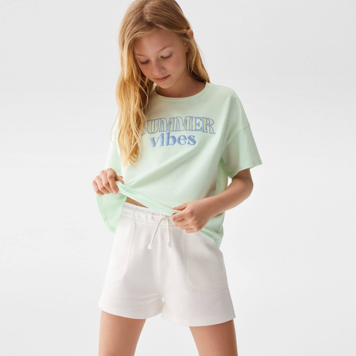 MANGO KIDS - Short Jogger Algodón Lea Niña Mango Kids